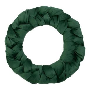 Velvet Wreath braided green dia 45cm