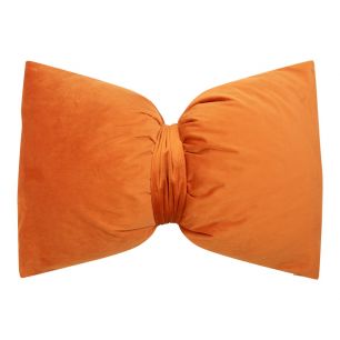 Bogen Kissen Samt orange 45cm