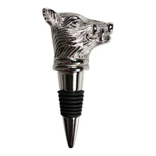 wine stopper wild boar 11cm