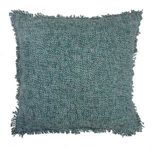 Cushion Melange Fringes 45x45 Green