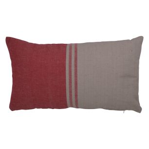 Cushion Middle Stripe 30x50 Red