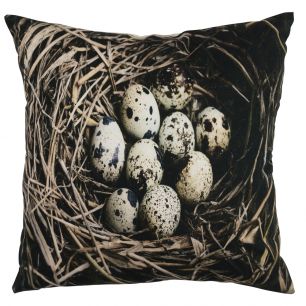 kanevas kissen eier in nest 50x50cm*