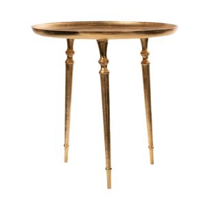 tafel driepoot champagne goud 55x55x60cm