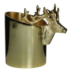 champagne cooler deer half champagne gold small