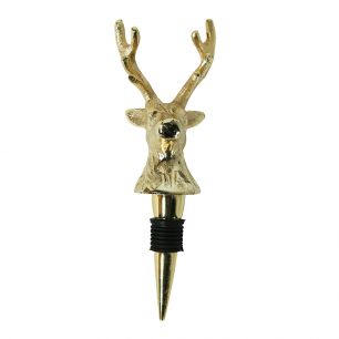 wine stopper deer champagne gold