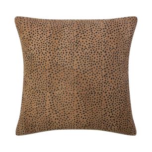 Cushion Goat suede camel brown 45x45cm (Capra Aegagrus Hircus)