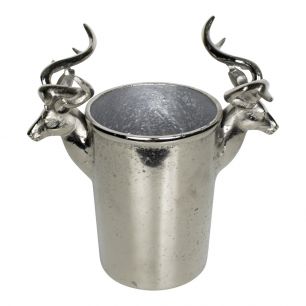 champagne cooler deer 24cm