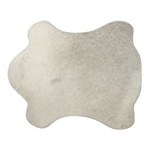 placemat cow hide shaped grey 30x48cm (bos taurus taurus)