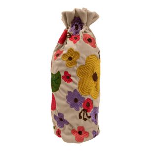 Wine Bottle Cover Joy off blanc h37 x 12cm