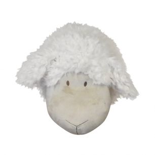 knuffel schaap wandkop 24cm