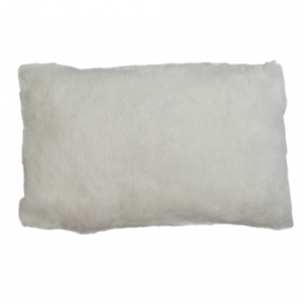 coussin lapin blanc 30x50cm 