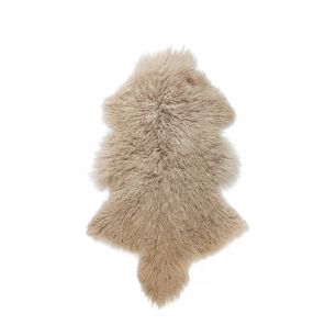 fur sheep curly hair beige 100cm (ovis aries)